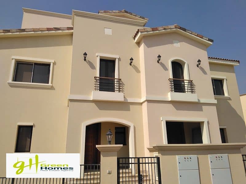 Standalone Fully Furnished First row Golf For rent Uptown Cairo | Emaar 1