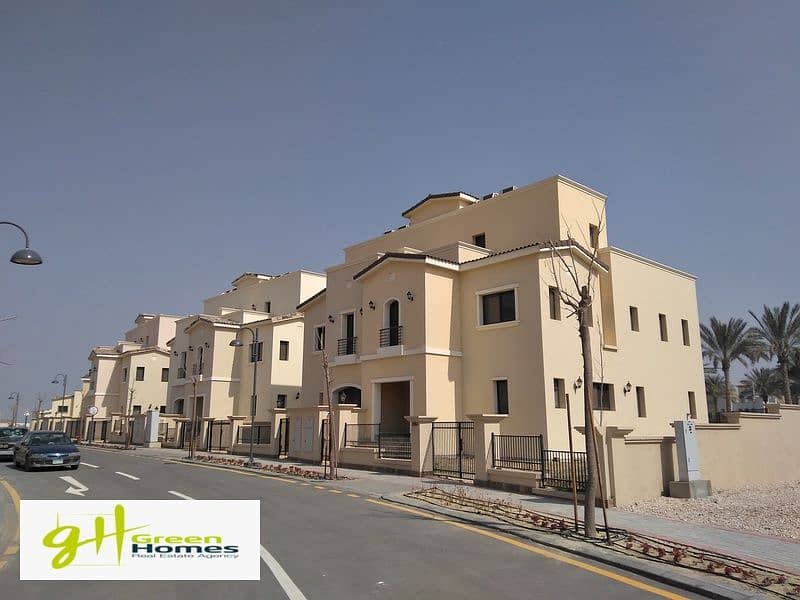 Standalone Fully Furnished First row Golf For rent Uptown Cairo | Emaar 3