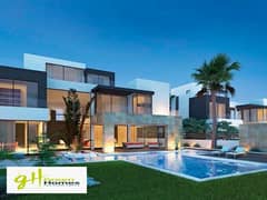 Stand alone 255m for sale semi finished in Plam hills new cairo 0