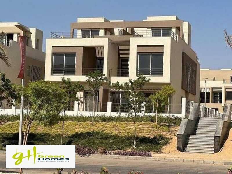 2 Twin House attached with lowest down payment On a higher elevation  at Palm Hills New Cairo For Sale بالم هيلز 4