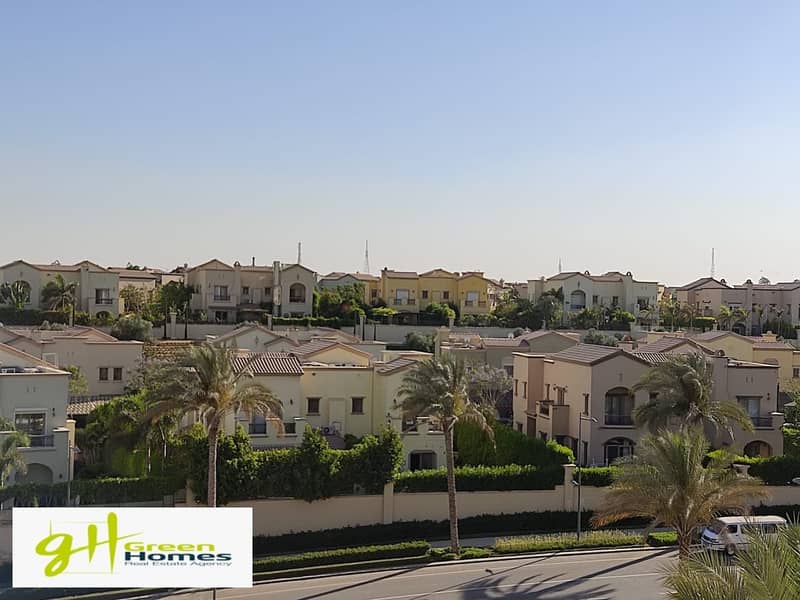 Fully Finished Twin House View Land scape For Sale at Uptown Cairo - Emaar 1