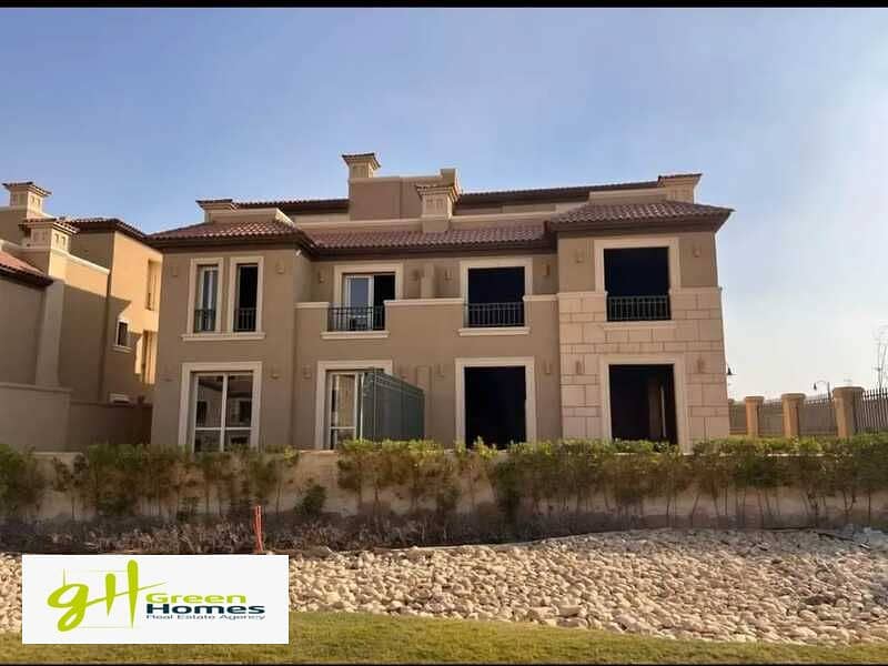 Twinhouse 280m for sale ready to move in La Vista City | New Cairo 2