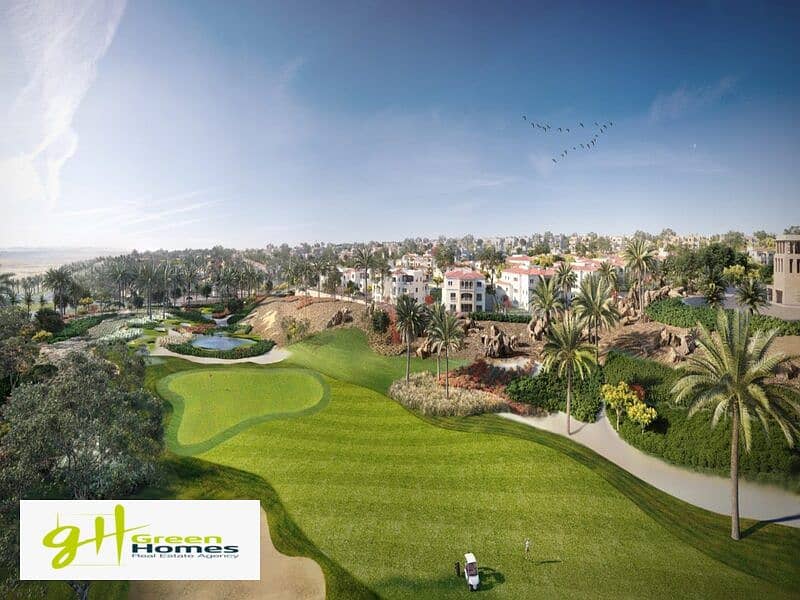 Town house View golf For Sale Ready to move at Uptown Cairo - Emaar 3