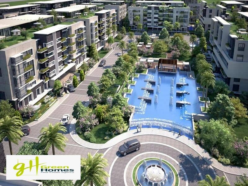 Apartment 230m best location direct on the main park for sale in The Water Way 1