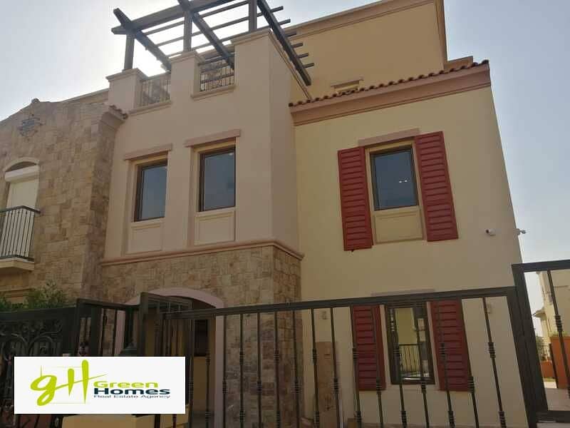 Semi finished twin House with very prime location and best price in Mivida New Cairo 10