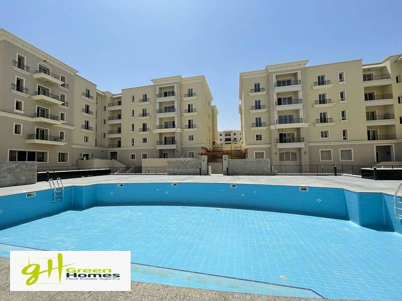 Fully finished Apartment with pool view for sale in mivida New cairo 1