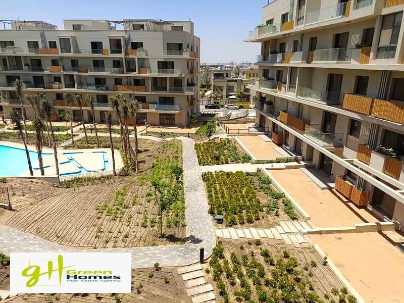 Ready to Move Apartment with Garden View land Scape in Villette V - Residence 3