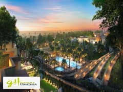 A wonderful Twin house View land scape For rent Fully finished at Uptown Cairo | Mokattam