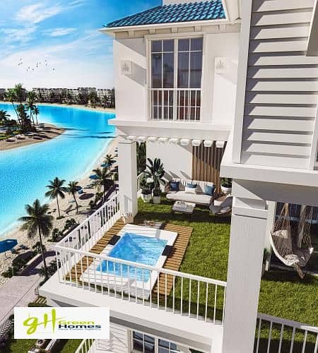 Apartment for sale with prime location direct lagoon in mountain view icity new cairox 2