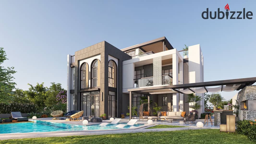 standalone villa is now available for sale in Sheikh Zayed's most sought-after location, waslet Dahshur. 1