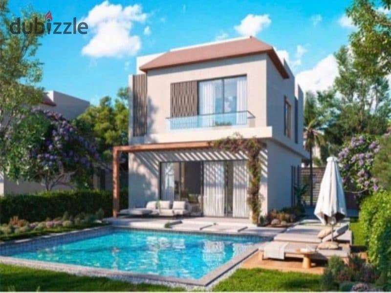 With only 5% down payment, an apartment for sale in the heart of October in Badya Palm Hills Compound In installments over 10 years- Prime location 12