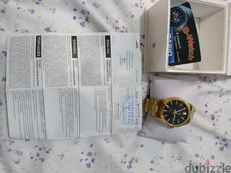 ساعه casio اصليه بشهادة الضمان 1