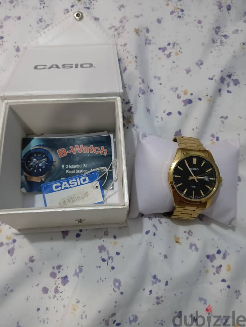 ساعه casio اصليه بشهادة الضمان 2