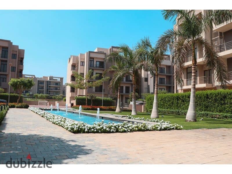 At the best price in the market, a fully finished apartment, 130 sqm, bahary View landscape, Al Marasem, Fifth Square. 4