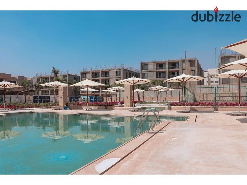 At the best price in the market, a fully finished apartment, 130 sqm, bahary View landscape, Al Marasem, Fifth Square. 7