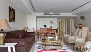 apartment 198m fully furinshed in lake view residance new cairo under market price