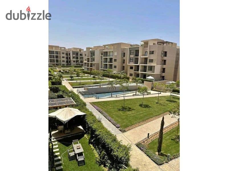 For sale, a nautical apartment in installments, with a landscaped view, in Al-Marasem, Fifth Settlement 11