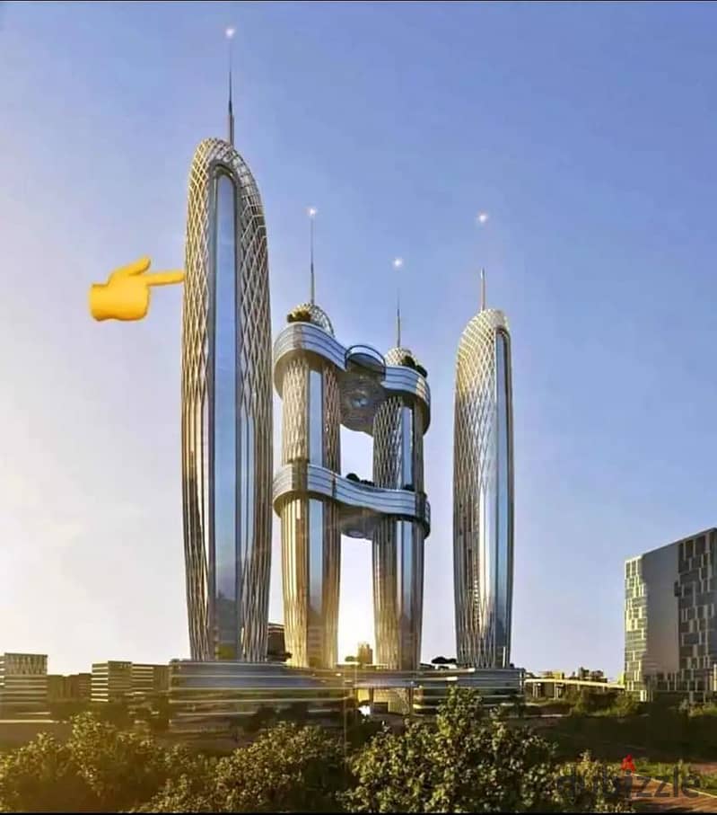 NILE BUSINESS TOWER مكتب اداري للبيع باكبر فرصة للادارة و الاستثمار في قلب الداون تاون بالعاصمة الادارية نايل بيزنيس تاور 10