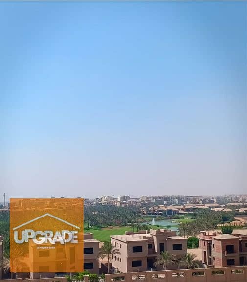 120 sqm apartment with an exclusive 300 sqm rooftop featuring stunning views of Katameya Dunes Compound in Al Andalus 2. Immediate delivery with a spe 1