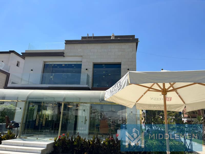 town house corner 225 m garden 180 m prime location  delivered azar new cairo 5