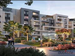 With only 5% down payment, an apartment for sale in the heart of October in Badya Palm Hills Compound Equal installments over 10 years Prime location 0