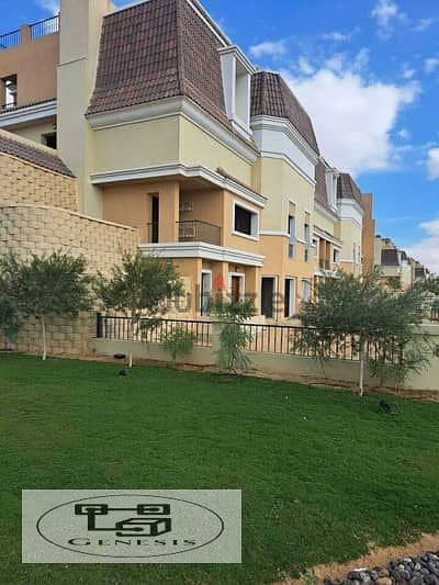 Villa for sale in the Fifth Settlement in Sarai Compound, Fifth Settlement, 212 meters + garden Sarai New Cairo 5