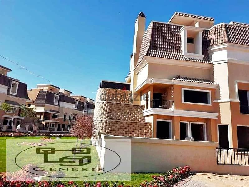 Villa for sale in the Fifth Settlement in Sarai Compound, Fifth Settlement, 212 meters + garden Sarai New Cairo 7