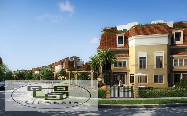 Villa for sale in the Fifth Settlement in Sarai Compound, Fifth Settlement, 212 meters + garden Sarai New Cairo 9