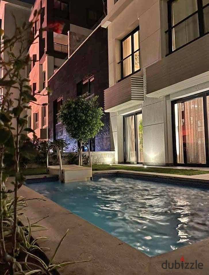 فيلا تاون هاوس للبيع في كمبوند تريو جاردنز في التجمع الخامس - townhouse for sale in trio gardens compound in the fifth settlement 3