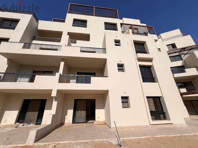 Apartment with garden for rent at Owest شقة بجاردن إيجار بكمبوند اويست 2