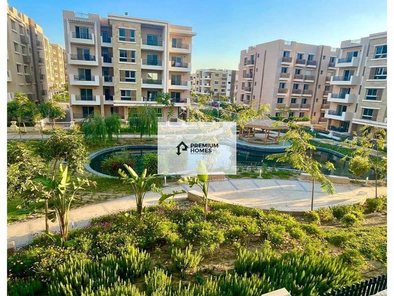 3 bedroom apartment for sale with private garden, open view, immediate delivery in Taj City Compound, with down payment and installments 3