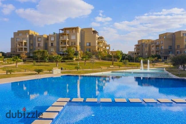 شقه غرفتين بجاردن بسعر قديم لقطه ريسيل بالم باركس PALM PARK 3