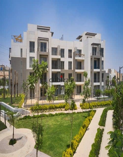 شقه غرفتين بجاردن بسعر قديم لقطه ريسيل بالم باركس PALM PARK 4