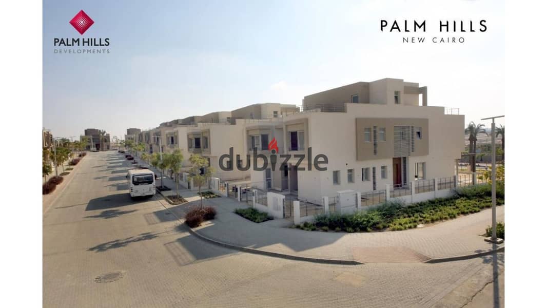 فيلا 255متر Type M للبيع في بالم هيلز القاهرة الجديدة استلام فورى فيو مفتوح ريسيل بالتقسيط Palm hills new Cairo 10