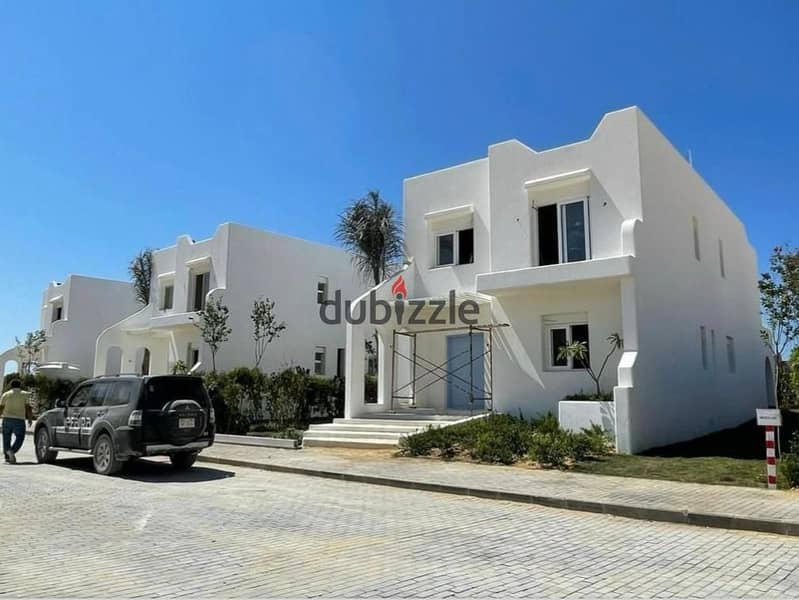 فيلا 201 متر للبيع في الساحل الشمالي راس الحكمة فيو على البحر قرية جيفيرا Villa 201m for sale on North Coast Ras El Hekma sea view Jefaira village 3