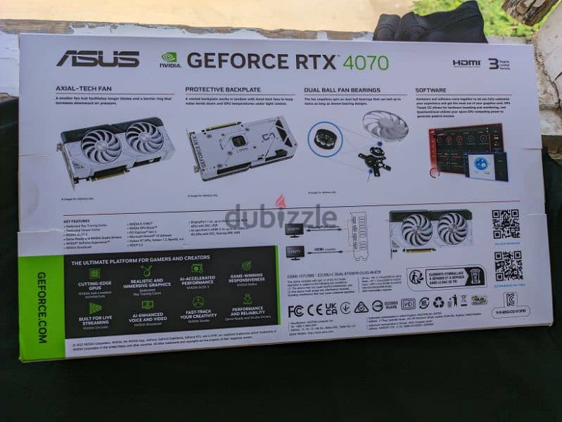 New Asus RTX 4070 Dual White Edition Sealed 1