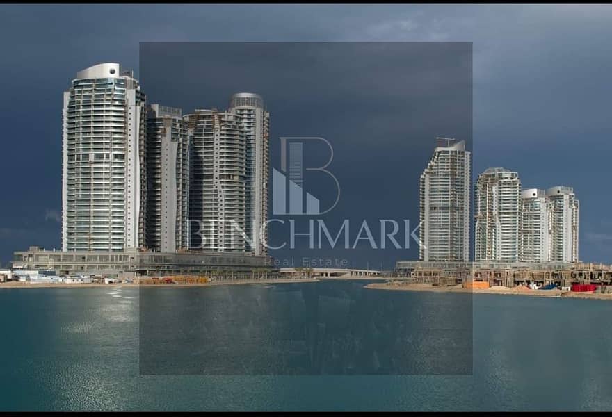 Apartment for sale, sea view, sea view, finished, on the key, at a special price, in El Alamein Towers 6