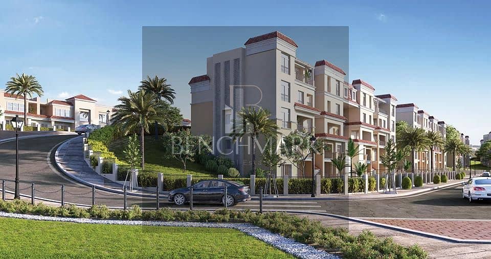 155m apartment for sale in Origami Golf, the latest phase of Taj City, New Cairo, the heart of the First Settlement, in front of Cairo Airport 12