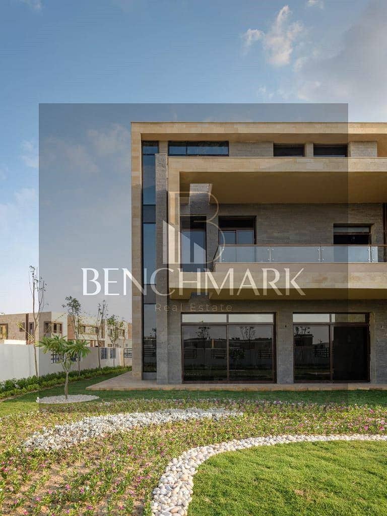 Standalone Villa, 156m, with a 66m garden, for sale in Taj City Compound, along Al Thawra Street, New Cairo, near Heliopolis and Nasr City 4