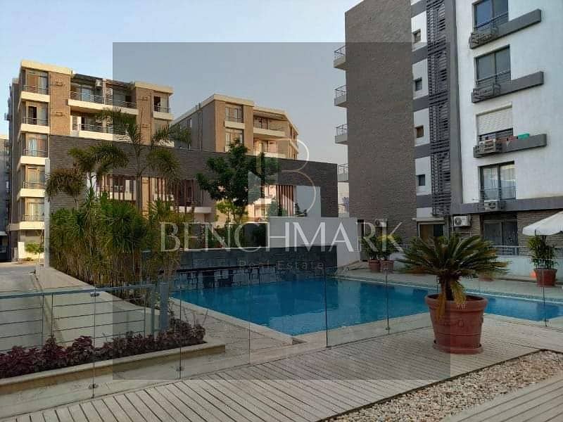 Apartment 160m for sale in Taj City Compound, First Settlement, in front of Cairo Airport and the JW Marriott Hotel, near to Nasr City and Thawra ST 33