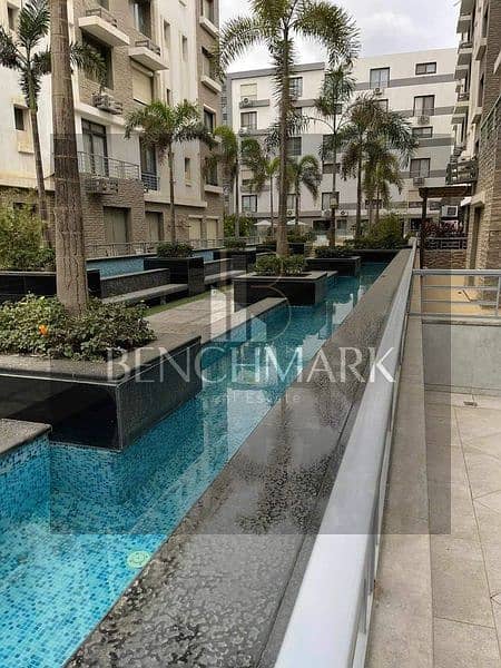 Apartment 160m for sale in Taj City Compound, First Settlement, in front of Cairo Airport and the JW Marriott Hotel, near to Nasr City and Thawra ST 34