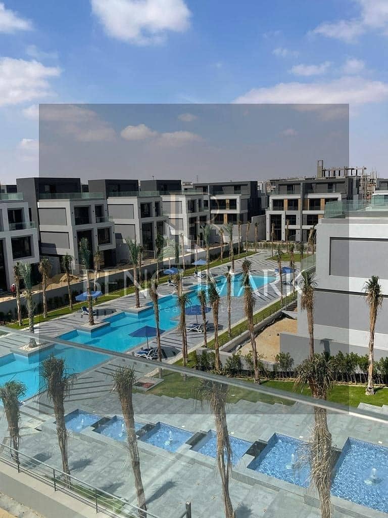 Villa Townhouse corner 245m for sale in La Vista Compound, El Patio Town, Fifth Settlement, New Cairo, next to AUC, Hyde Park Compound, and Suez Road 12