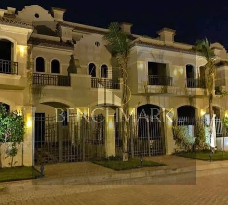 Villa Townhouse corner 245m for sale in La Vista Compound, El Patio Town, Fifth Settlement, New Cairo, next to AUC, Hyde Park Compound, and Suez Road 19