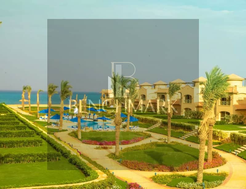 Chalet first floor 115m for sale in La Vista Gardens Ain Sokhna, 8km from Porto Sokhna, Landscape pool View, Fully finished with cash discount. 2