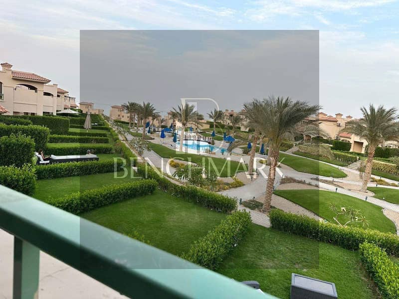 Chalet ground floor 150m for sale in La Vista Gardens Ain Sokhna, 8km from Porto Sokhna, sea view and Landscape pool View, Immediate delivery 2