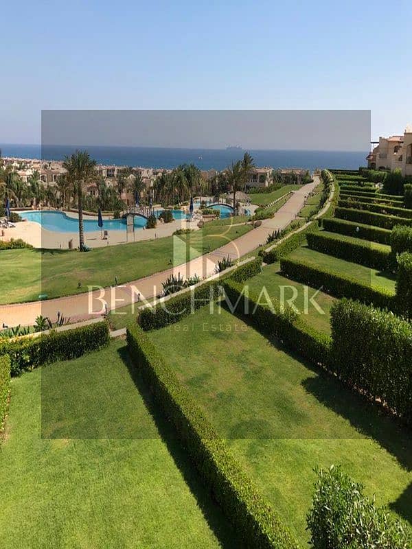 Chalet 130m for sale in La Vista Gardens Ain Sokhna, 8km from Porto Sokhna, Landscape pool View, Fully finished with cash discount. 14