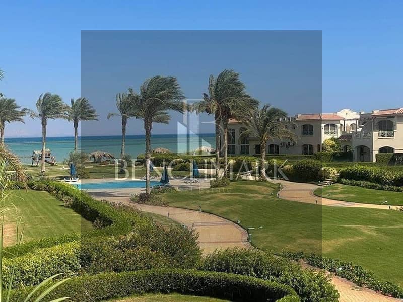 Chalet ground floor 150m for sale in La Vista Gardens Ain Sokhna, 8km from Porto Sokhna, sea view and Landscape pool View, Immediate delivery 13