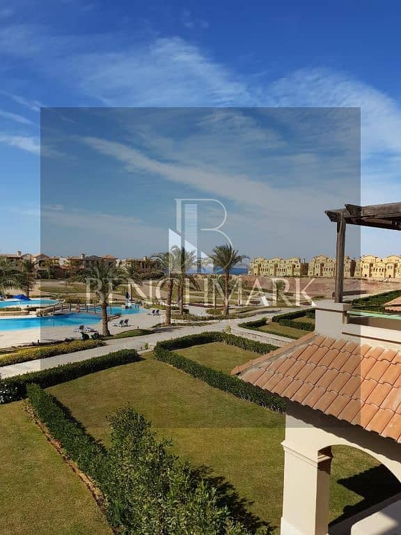 chalet first floor 180m for sale in La Vista 6 Ain Sokhna Ready To Move NOW , Fully Finished , Sea View , 5 km after porto Sokhna 6