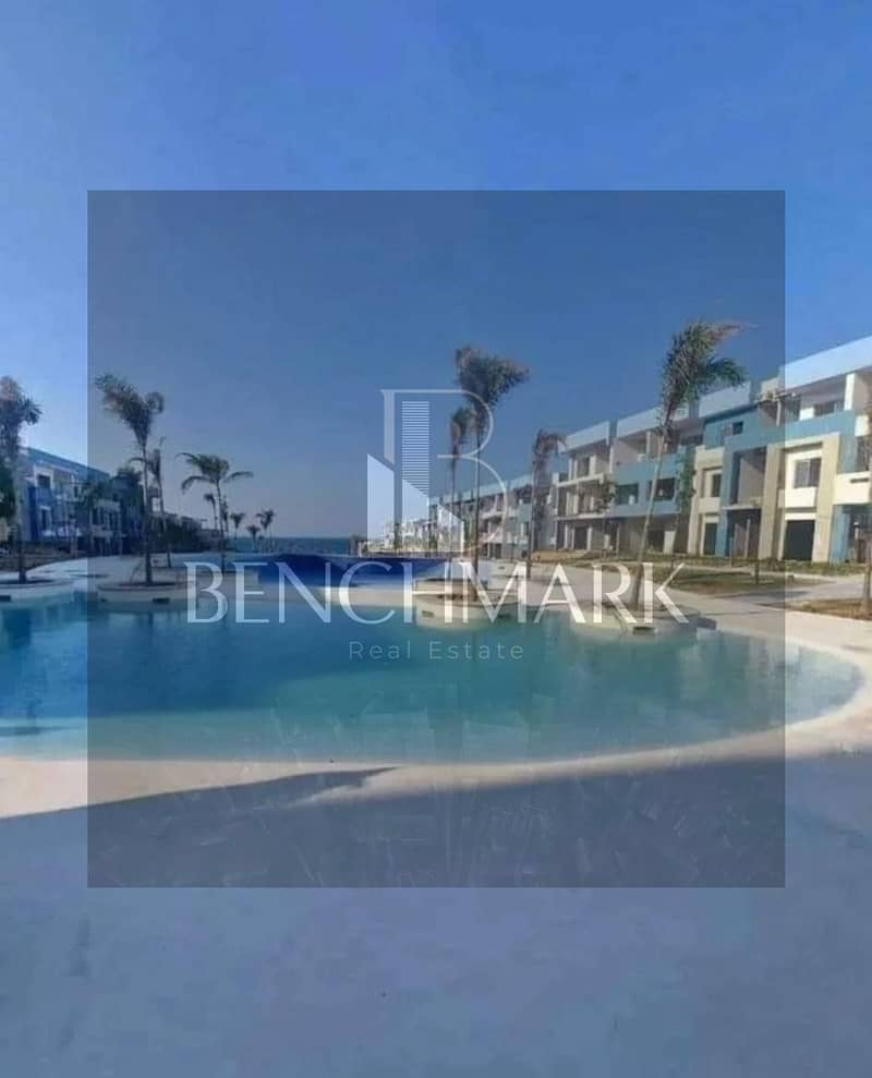 Chalet 115m for sale in Salt Village Tatweer Misr North Coast Fully Finished and sea view near the new Alamein, Sidi Abdelrahman and, Fouka bay road 11