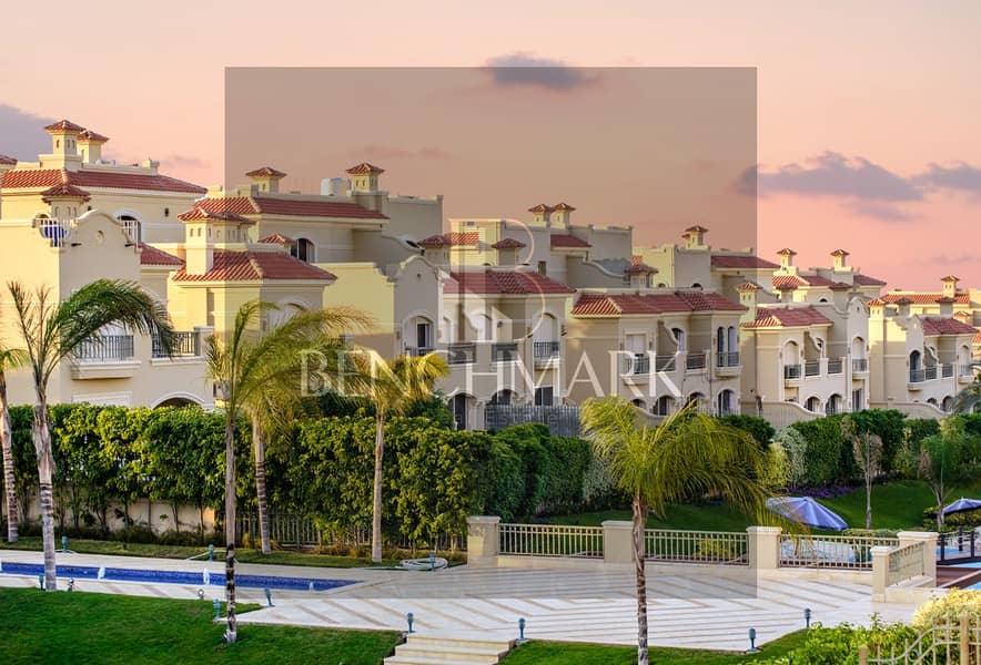 Townhouse villa 220m for sale in La Vista El Patio 5 East Shorouk City next to the airport immediate delivery in installments over 5 years No interest 9